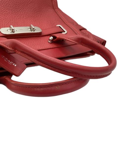 COACH（コーチ）COACH (コーチ) 2WAYショルダーバッグ レッドの古着・服飾アイテム