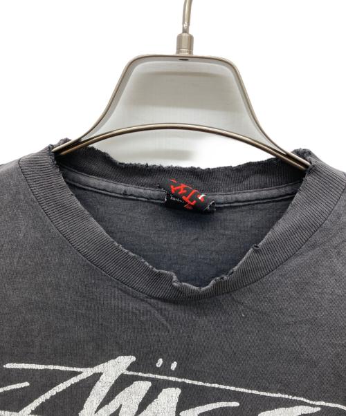 stussy（ステューシー）stussy (ステューシー) 00s プリントTシャツ ブラック サイズ:XLの古着・服飾アイテム