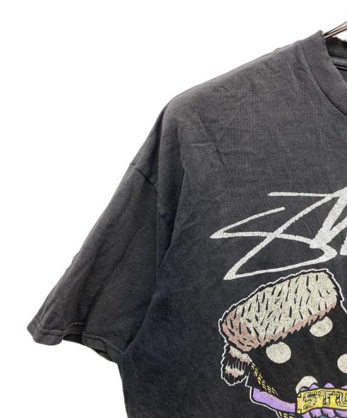stussy（ステューシー）stussy (ステューシー) 00s プリントTシャツ ブラック サイズ:XLの古着・服飾アイテム