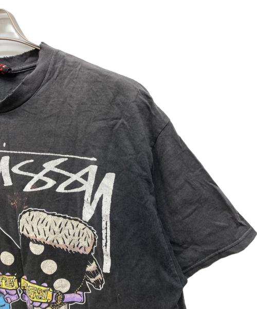 stussy（ステューシー）stussy (ステューシー) 00s プリントTシャツ ブラック サイズ:XLの古着・服飾アイテム