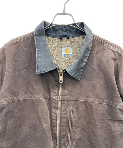 CarHartt（カーハート）CarHartt (カーハート) 裏ボアダック地カバーオール ブラウン サイズ:X-Large Regularの古着・服飾アイテム
