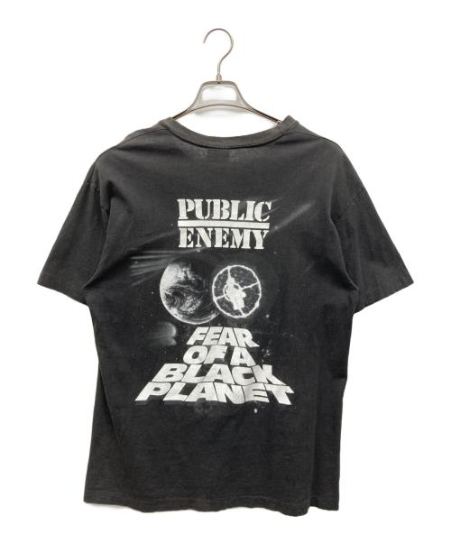 Hanes（ヘインズ）Hanes (ヘインズ) ラップTシャツ ブラック サイズ:L/G(42-44)の古着・服飾アイテム
