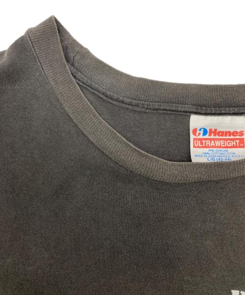 Hanes（ヘインズ）Hanes (ヘインズ) ラップTシャツ ブラック サイズ:L/G(42-44)の古着・服飾アイテム