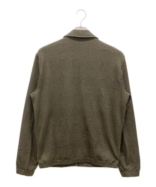RALPH LAUREN（ラルフローレン）RALPH LAUREN (ラルフローレン) 千鳥格子レーヨンハリントンジャケット ブラウン サイズ:不明の古着・服飾アイテム