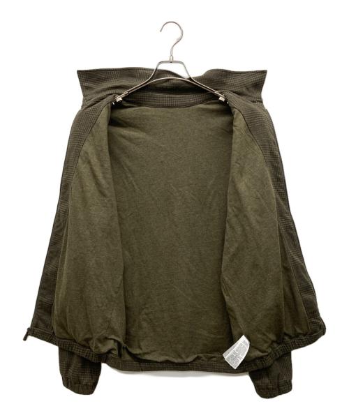 RALPH LAUREN（ラルフローレン）RALPH LAUREN (ラルフローレン) 千鳥格子レーヨンハリントンジャケット ブラウン サイズ:不明の古着・服飾アイテム