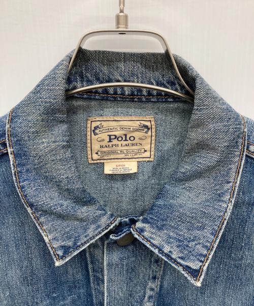 POLO RALPH LAUREN（ポロ・ラルフローレン）POLO RALPH LAUREN (ポロ・ラルフローレン) デニムジャケット インディゴ サイズ:Sの古着・服飾アイテム