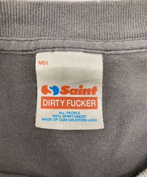 SAINT MICHAEL（セントマイケル）SAINT MICHAEL (セントマイケル) 25AW LS TEE X グレー サイズ:XLの古着・服飾アイテム