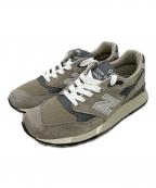NEW BALANCEニューバランス）の古着「MADE in USA 998 Core スニーカー」｜グレー