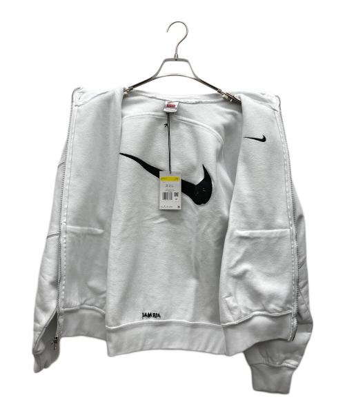 NIKE（ナイキ）NIKE (ナイキ) Supreme (シュプリーム) 25SS Zip Up Hooded Sweatshirt ホワイト サイズ:Sの古着・服飾アイテム