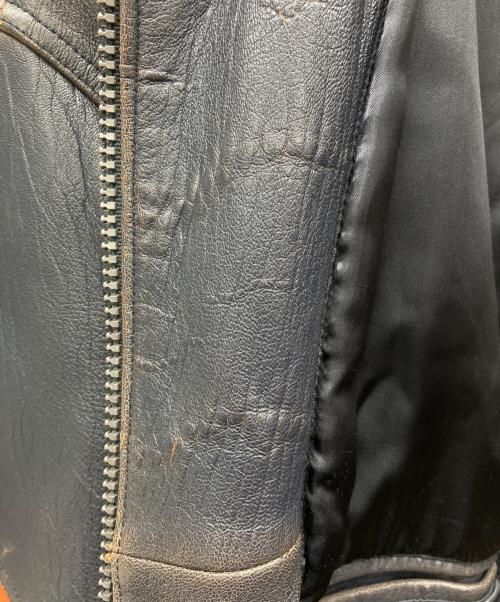 KARL KANI（カールカナイ）KARL KANI (カールカナイ) レーシングレザージャケット グレー サイズ:表記無しの古着・服飾アイテム
