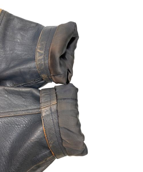 KARL KANI（カールカナイ）KARL KANI (カールカナイ) レーシングレザージャケット グレー サイズ:表記無しの古着・服飾アイテム
