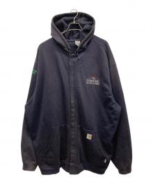 CarHartt（カーハート）の古着「FLAME RESISTANT スウェットアクティブパーカー」｜ネイビー