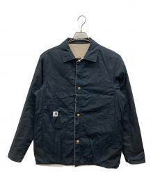 CarHartt×ADAM KIMMEL（カーハート×アダムキメル）の古着「リバーシブルジャケット」｜ブラック×ベージュ