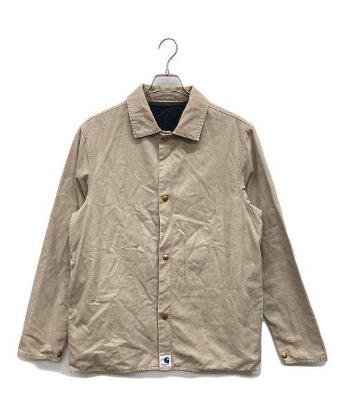 CarHartt（カーハート）CarHartt (カーハート) ADAM KIMMEL (アダムキメル) リバーシブルジャケット ブラック×ベージュ サイズ:Regular Sの古着・服飾アイテム