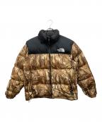 THE NORTH FACEザ ノース フェイス）の古着「ダウンジャケット」｜ブラック×ベージュ