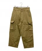 JOHNBULLジョンブル）の古着「Sewing Chop O'alls FRENCH ARMY FIELD TROUSERS」｜カーキ