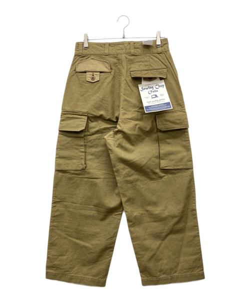 JOHNBULL（ジョンブル）JOHNBULL (ジョンブル) Sewing Chop O'alls FRENCH ARMY FIELD TROUSERS カーキ サイズ:30の古着・服飾アイテム
