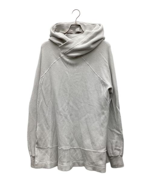 NILoS（ニルズ）NILoS (ニルズ) ワッフルオーバーフーデットカットソー ホワイト サイズ:SIZE 1の古着・服飾アイテム