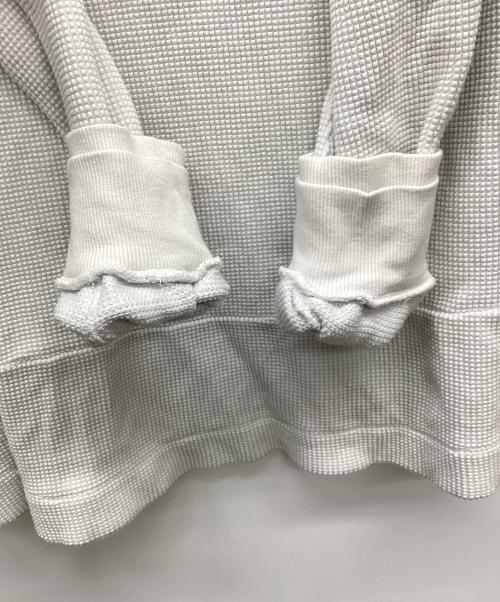 NILoS（ニルズ）NILoS (ニルズ) ワッフルオーバーフーデットカットソー ホワイト サイズ:SIZE 1の古着・服飾アイテム