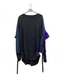 FACETASM（ファセッタズム）の古着「LAYER LONG SLEEVE TEE」｜ブラック