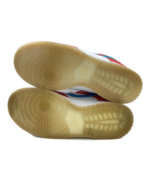 NIKE（ナイキ）NIKE (ナイキ) LEBRON JAMES (レブロンジェームズ) FRUiTY PEBBLES (フルーティーペブルス) DUNK LOW QS レッド×ブルー サイズ:UK9の古着・服飾アイテム