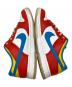 中古・古着 NIKE (ナイキ) LEBRON JAMES (レブロンジェームズ) FRUiTY PEBBLES (フルーティーペブルス) DUNK LOW QS レッド×ブルー サイズ:UK9：8000円