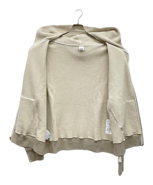 KHAKIS2020（カーキス）KHAKIS2020 (カーキス) FADED WAFFLE FULL ZIP HOODIE ベージュ サイズ:2の古着・服飾アイテム