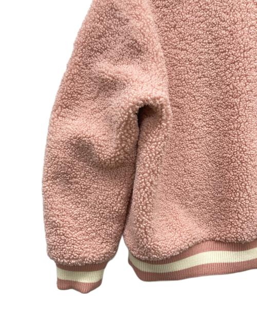 Hysteric Glamour（ヒステリックグラマー）Hysteric Glamour (ヒステリックグラマー) 	COLLEGEワッペン ボアスタジャン ピンク サイズ:FREEの古着・服飾アイテム