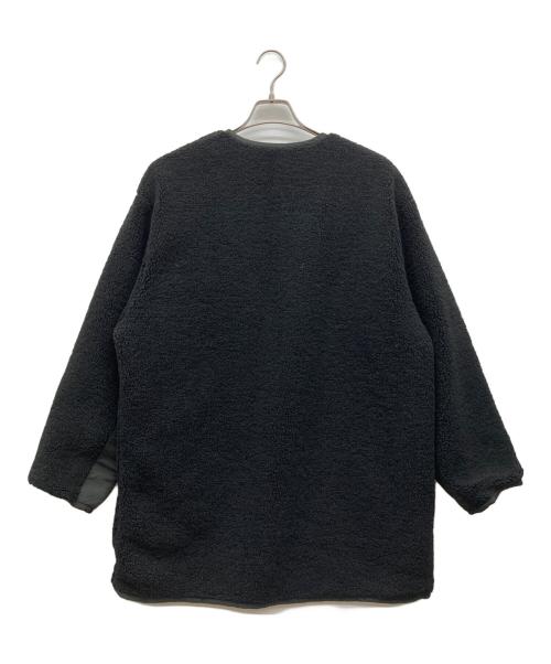 Hysteric Glamour（ヒステリックグラマー）Hysteric Glamour (ヒステリックグラマー) VIXEN GIRL ノーカラーリバーシブルコート ブラック サイズ:FREEの古着・服飾アイテム