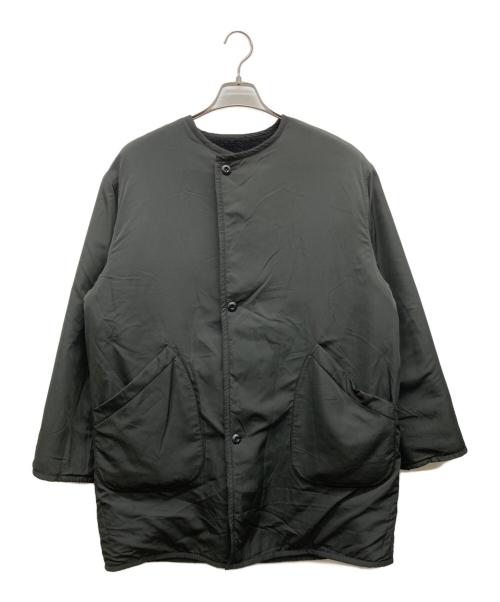 Hysteric Glamour（ヒステリックグラマー）Hysteric Glamour (ヒステリックグラマー) VIXEN GIRL ノーカラーリバーシブルコート ブラック サイズ:FREEの古着・服飾アイテム
