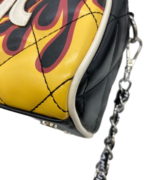 Hysteric Glamour（ヒステリックグラマー）Hysteric Glamour (ヒステリックグラマー) バッグ ブラック×レッド×イエローの古着・服飾アイテム