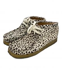 Hysteric Glamour×PADMORE&BARNES（ヒステリックグラマー×パドモア&バーンズ）の古着「ハラコシューズ P404 original boot」｜ホワイト×ブラウン