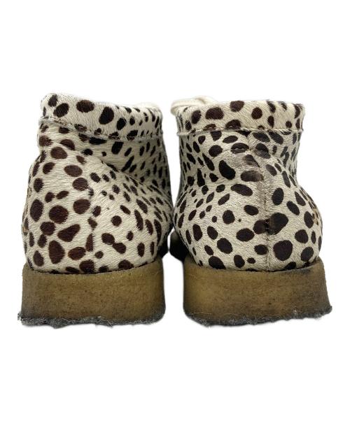 Hysteric Glamour（ヒステリックグラマー）Hysteric Glamour (ヒステリックグラマー) PADMORE&BARNES (パドモア&バーンズ) ハラコシューズ P404 original boot ホワイト×ブラウン サイズ:5の古着・服飾アイテム