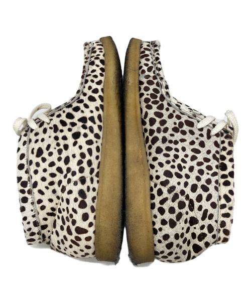 Hysteric Glamour（ヒステリックグラマー）Hysteric Glamour (ヒステリックグラマー) PADMORE&BARNES (パドモア&バーンズ) ハラコシューズ P404 original boot ホワイト×ブラウン サイズ:5の古着・服飾アイテム