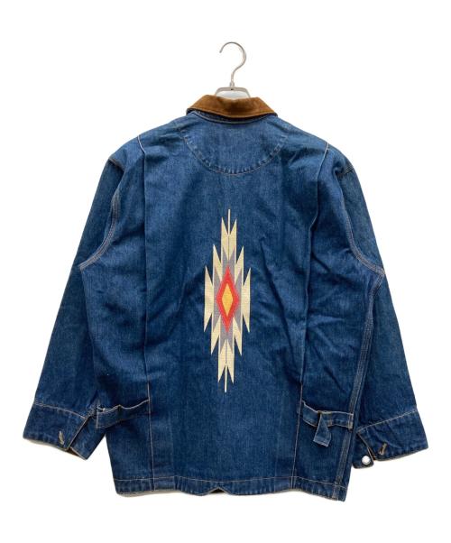 USED（ユーズド）USED (ユーズド) オルテ柄 デニム カバーオール インディゴ サイズ:Mの古着・服飾アイテム