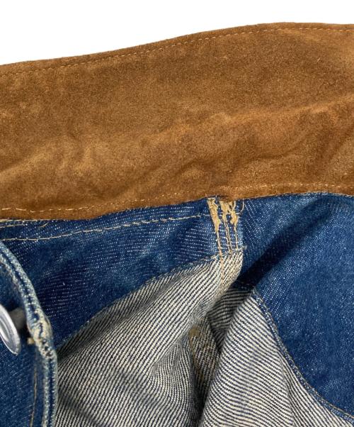 USED（ユーズド）USED (ユーズド) オルテ柄 デニム カバーオール インディゴ サイズ:Mの古着・服飾アイテム