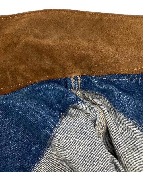 USED（ユーズド）USED (ユーズド) オルテ柄 デニム カバーオール インディゴ サイズ:Mの古着・服飾アイテム
