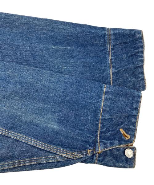 USED（ユーズド）USED (ユーズド) オルテ柄 デニム カバーオール インディゴ サイズ:Mの古着・服飾アイテム