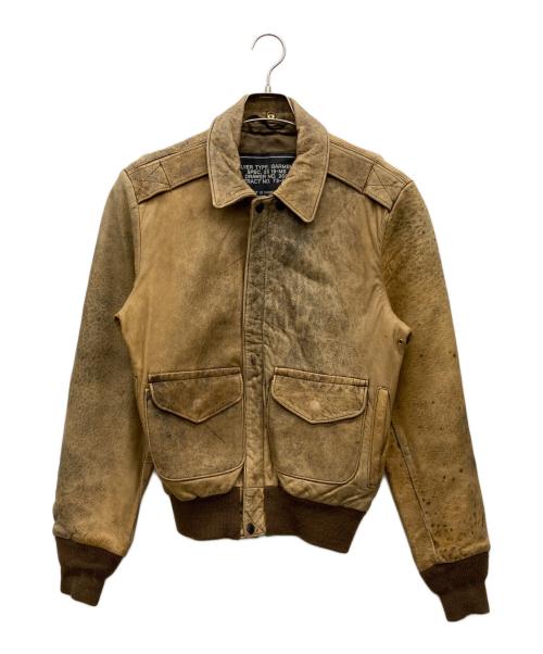 Schott（ショット）Schott (ショット) G-1フライトジャケット ベージュ サイズ:38の古着・服飾アイテム