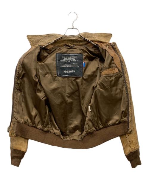 Schott（ショット）Schott (ショット) G-1フライトジャケット ベージュ サイズ:38の古着・服飾アイテム