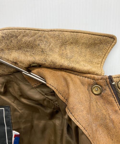 Schott（ショット）Schott (ショット) G-1フライトジャケット ベージュ サイズ:38の古着・服飾アイテム