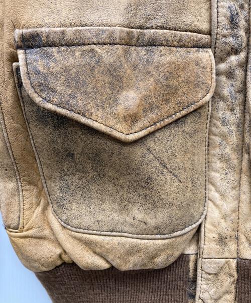 Schott（ショット）Schott (ショット) G-1フライトジャケット ベージュ サイズ:38の古着・服飾アイテム