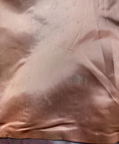 ART GLENHILL（アートグレンヒル）ART GLENHILL (アートグレンヒル) レザーライダースジャケット ブラウン サイズ:Lの古着・服飾アイテム