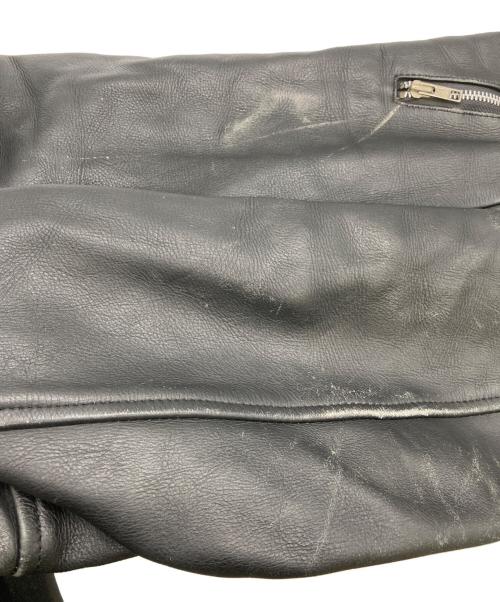 Liugoo Leathers（リューグーレザーズ）Liugoo Leathers (リューグーレザーズ) シングルライダースジャケット ブラック サイズ:LLの古着・服飾アイテム