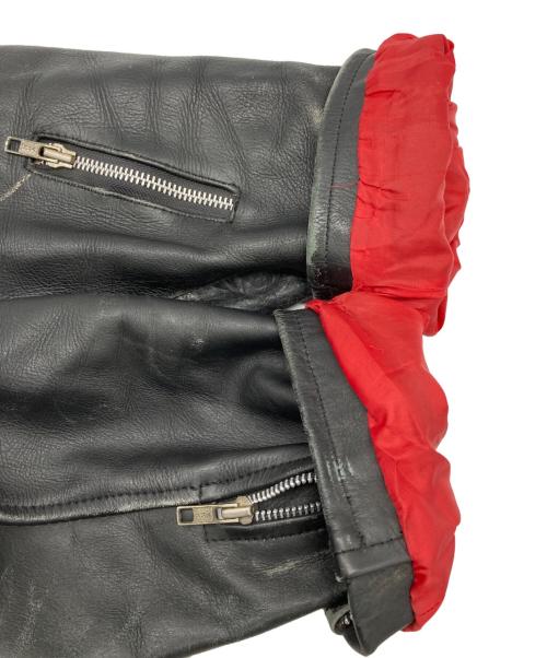 Liugoo Leathers（リューグーレザーズ）Liugoo Leathers (リューグーレザーズ) シングルライダースジャケット ブラック サイズ:LLの古着・服飾アイテム