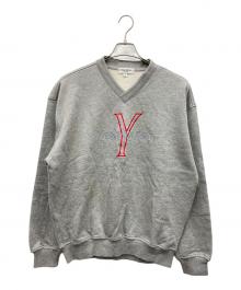 Yves Saint Laurent（イヴサンローラン）の古着「Vネックスウェット」｜グレー