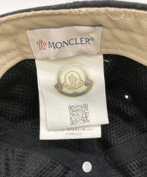 MONCLER（モンクレール）MONCLER (モンクレール) キャップ ブラックの古着・服飾アイテム