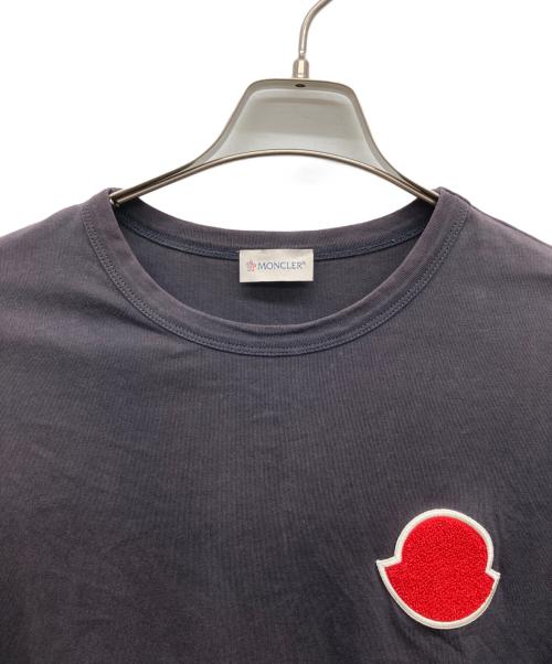 MONCLER（モンクレール）MONCLER (モンクレール) ワッペン付き長袖tシャツ ブラック サイズ:XLの古着・服飾アイテム