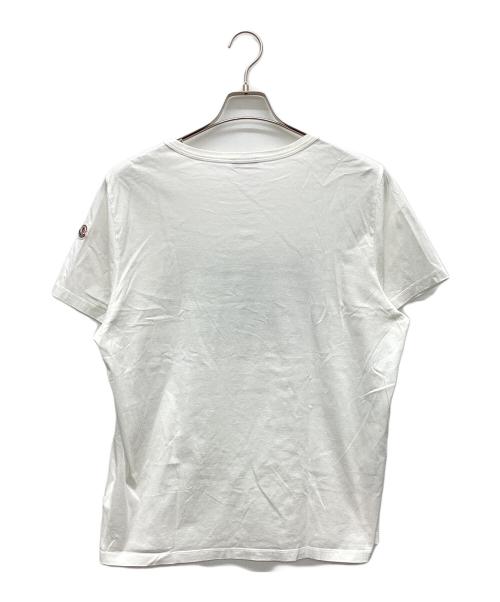 MONCLER（モンクレール）MONCLER (モンクレール) グラフィック Tシャツ ホワイト サイズ:Lの古着・服飾アイテム