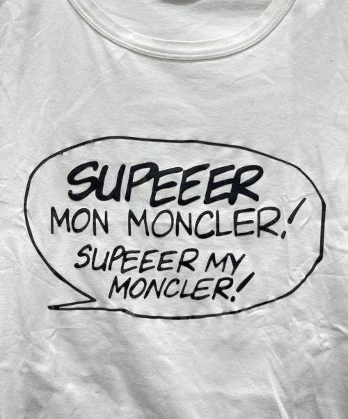 MONCLER（モンクレール）MONCLER (モンクレール) グラフィック Tシャツ ホワイト サイズ:Lの古着・服飾アイテム